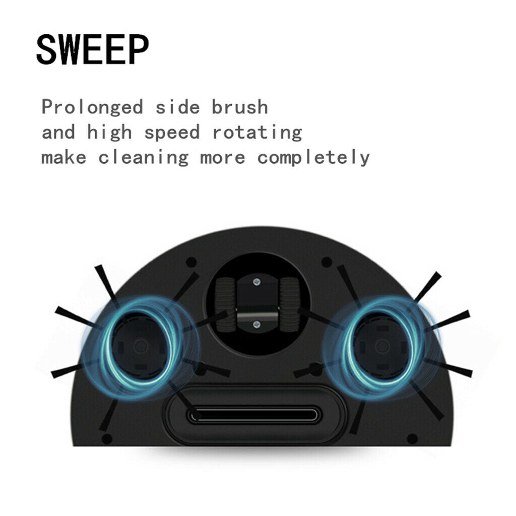 3 in 1 Intelligent Mopping Sweeper Vacuum Cleaner Wet Dry Floor US Plug