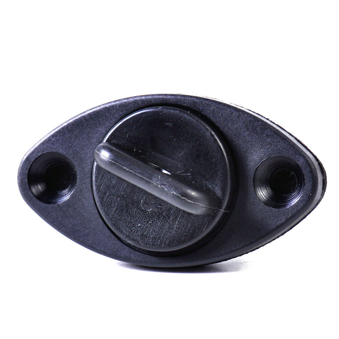 2pcs Black Durable Thread Drain Plugs + Screws fit for Kayak Canoe Small Boat as