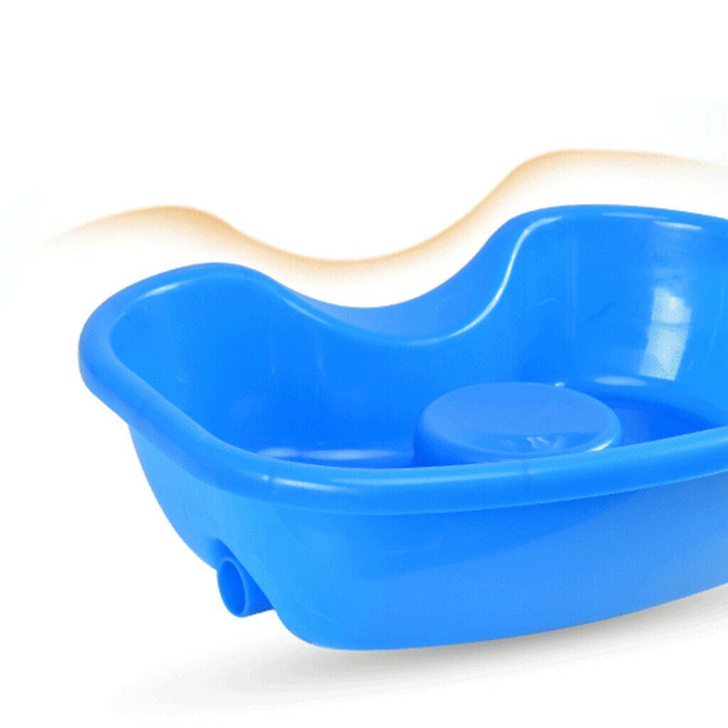 Stable Bed Shampoo Basin Shampoo Tray Mobile Shower for Hair Washing Blue