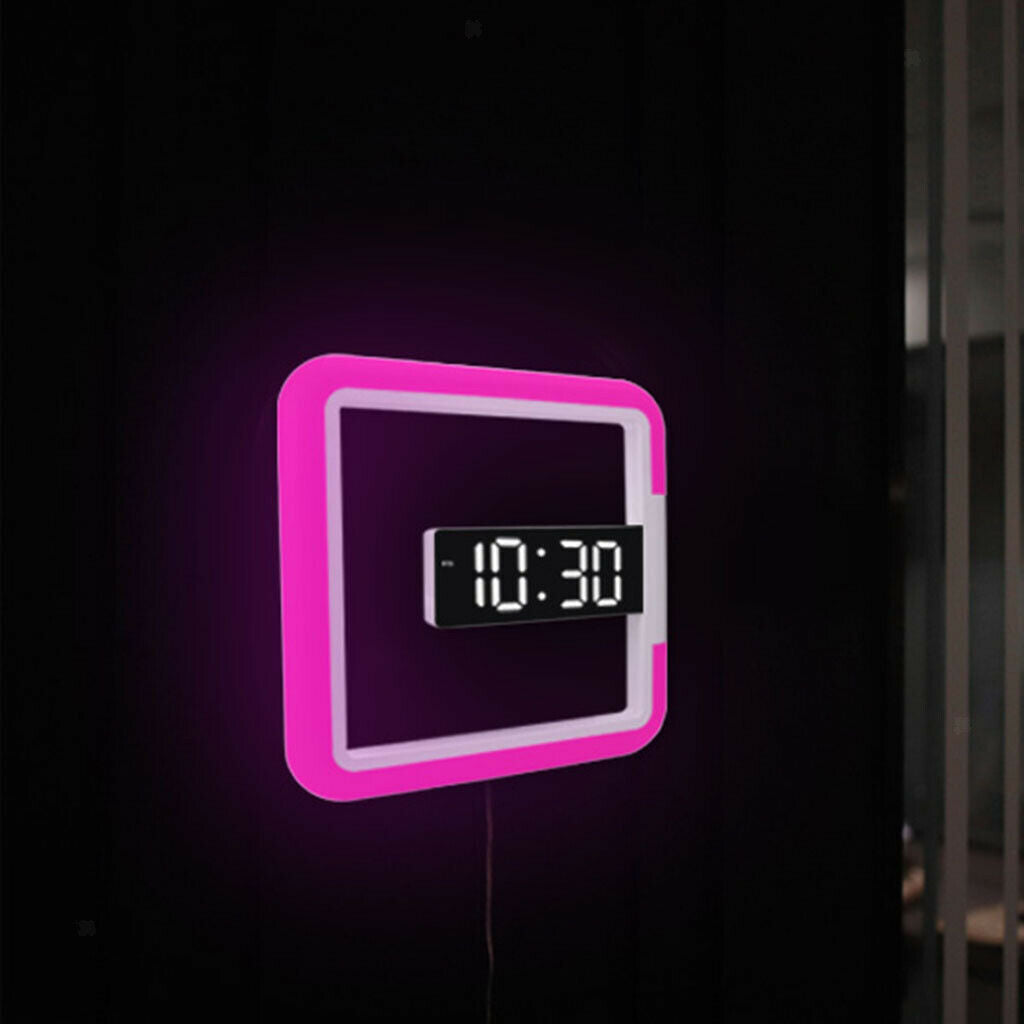 11 inch Digital Wall Clock Creative Remote Control Bedroom Clock Clocks