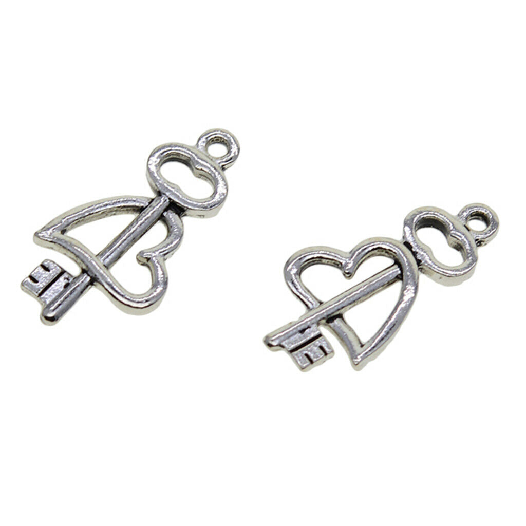 50pcs Cat Paw Pendants Peace Love Heart Diamond Hanging Decor heart