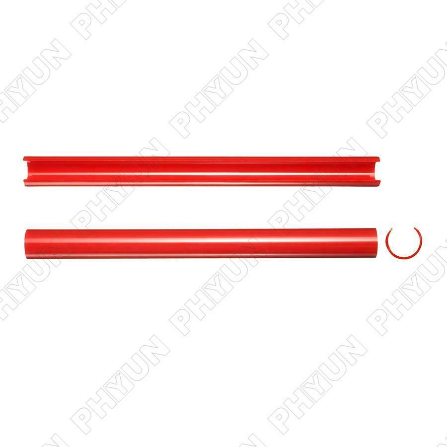 Glossy Red Grille Grill Clips Grilles Inserts For BMW F30 F20 M Sport 2012-2018