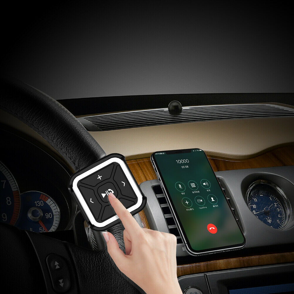 BT009 Car Steering Wheel Bluetooth-compatible 5.0 Remote Control for iOS An @