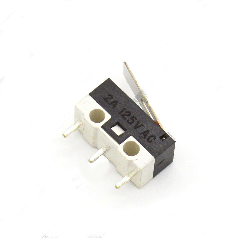 10pcs Limit Switch Micro Push Button Switch 1A 125V AC Mouse Switch 3 Pin