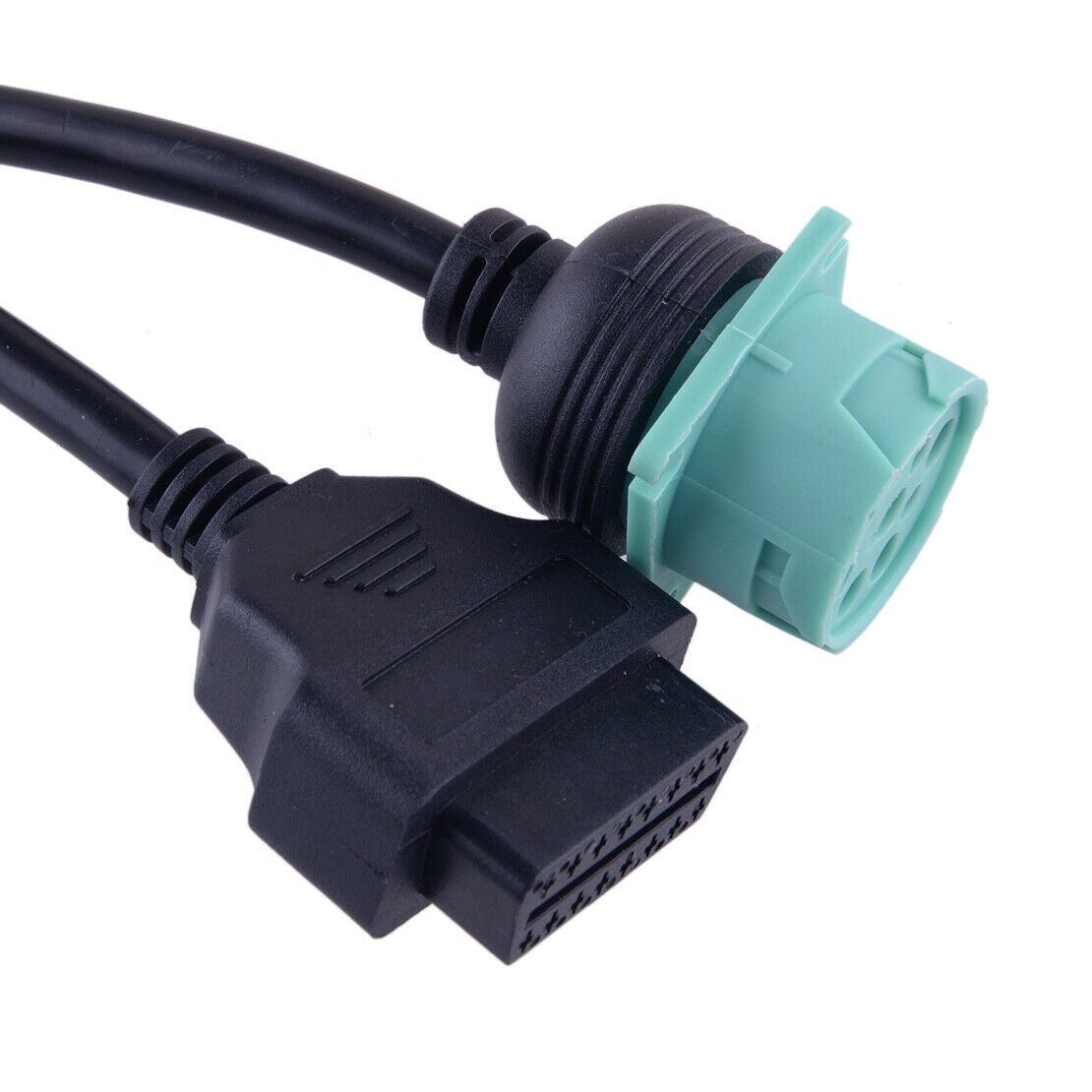 9 Pin to OBD2 Truck Y-Cable Adapter OBDII 16 Pin SAE J1939 Connector Socket C1