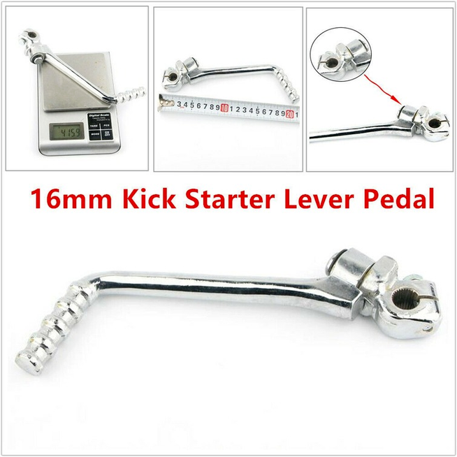 16mm Motorcycle Kick Starter Lever Pedal Universal for 50cc-160cc Dirt Pit Bike