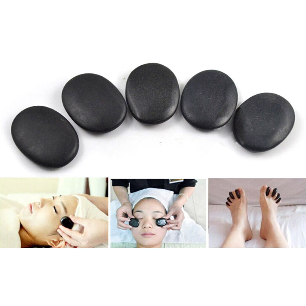 7pcs (3cmx4cm)set Large size Hot Stone Massage massager basalt Rocks stone.l8