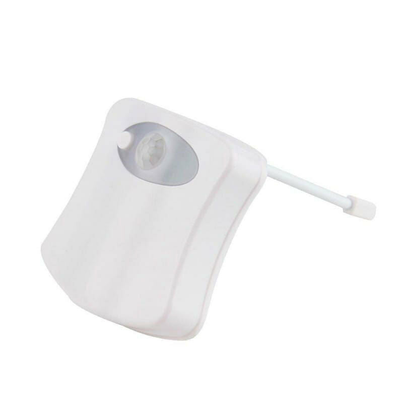 Night Light LED for Toilet Wc With Detector Movement 8 Colours Lighting New