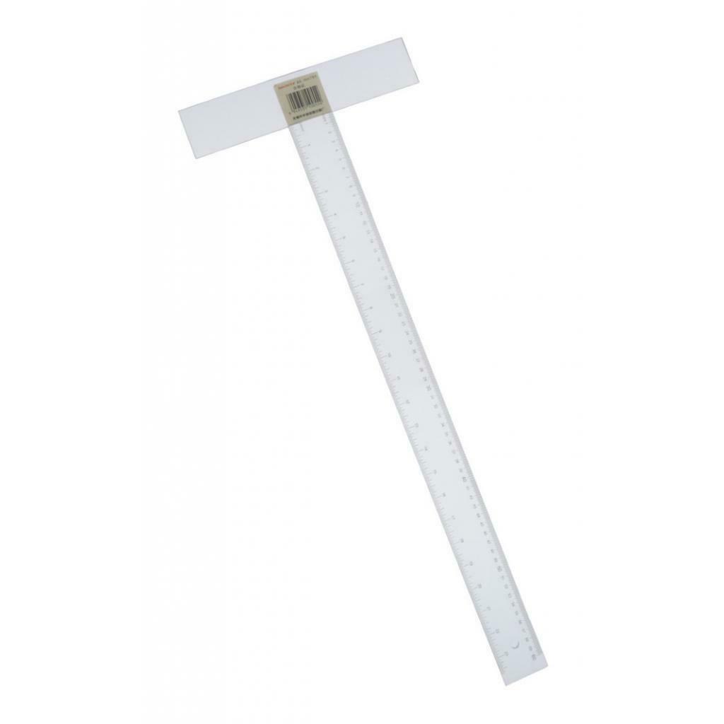 T-Square Inch Metric T-Ruler Drafting Woodworking Supplies 60cm,T Shaped