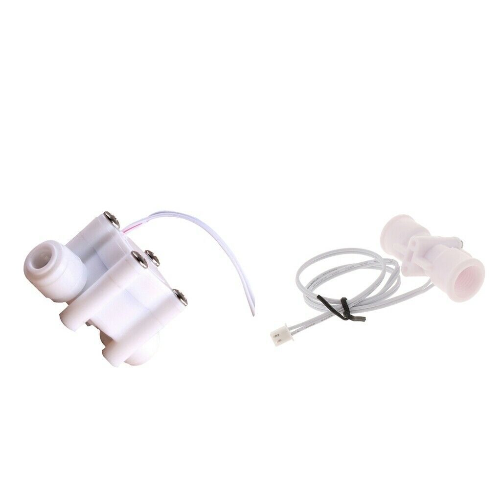 2 Piece Pladtic Material Water Flow Sensor Switch for Heater Purifier G1/4+2