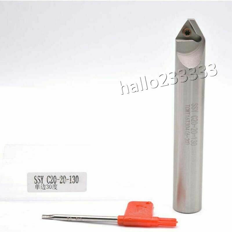 30° (5mm-20mm )SSY C20-20-130 Chamfering drill tool holder for TCMT16 inserts