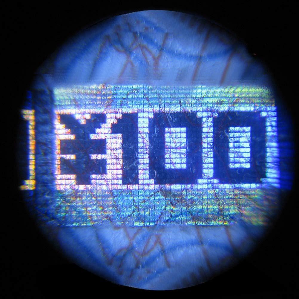 100X Zoom Handheld Portable Dual Tube Led Light Microscope Magnifier Loupe