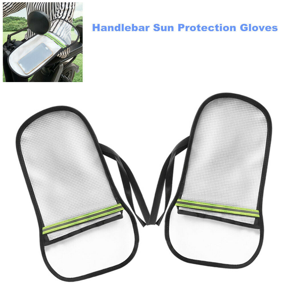 Motorcycle Scooter Riding Handlebar Sun Protection Gloves Sunshade Wind Proof