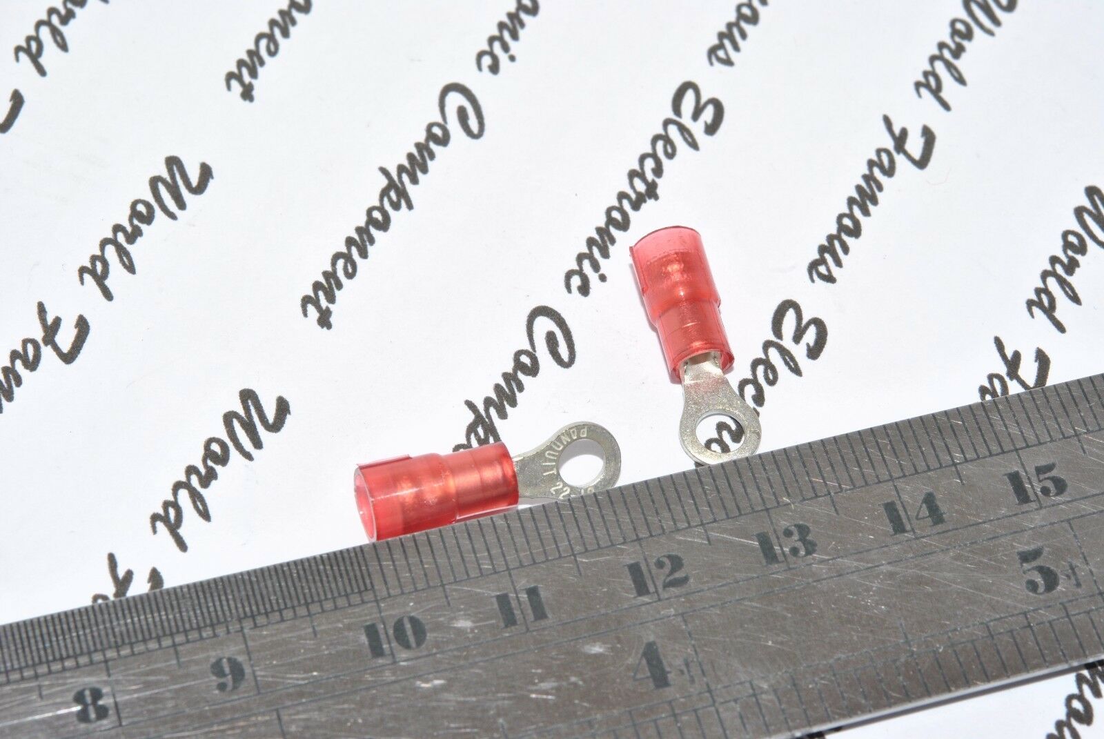 10pcs - PANDUIT PNF18-6R-M STUD6 22-16 PRESSURE TERMINAL CONNECTOR RING TERMINAL