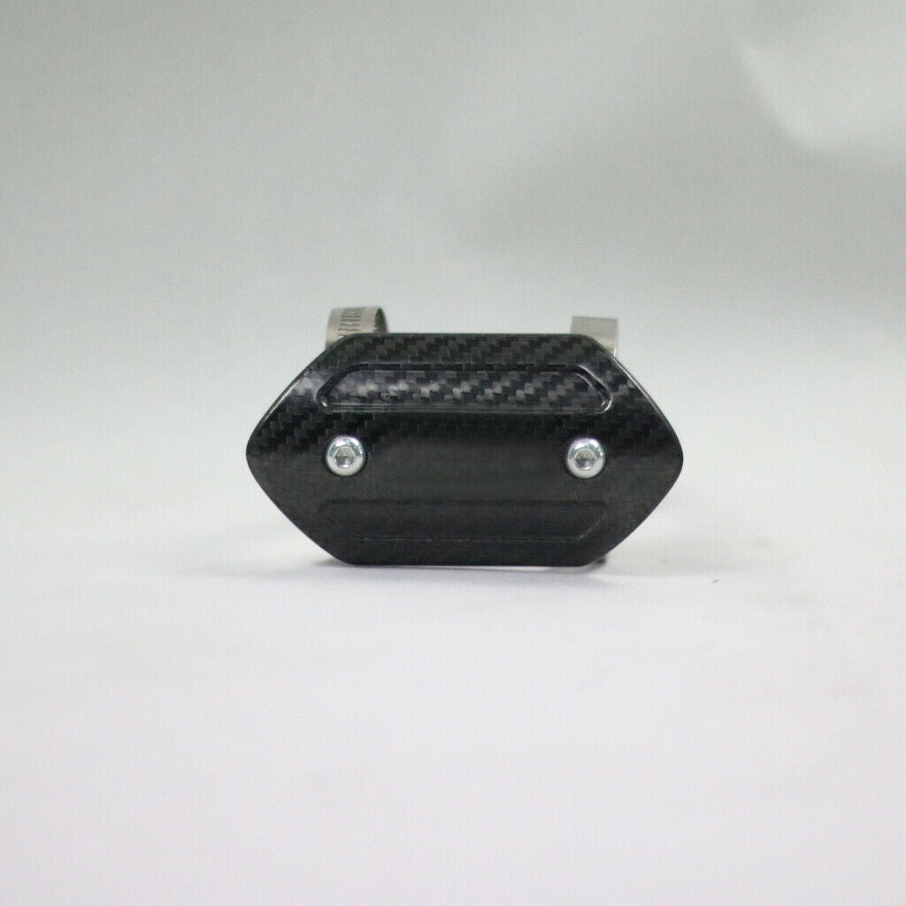 Motorcycle Exhaust Muffler Cover Carbon Fiber Protector Heat Shield
