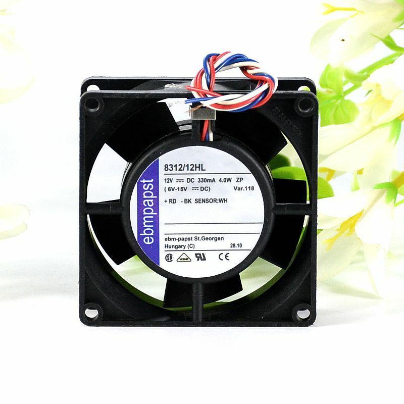 For 1pc    8312/12HL fan 8032 12V 4.0W 3pin