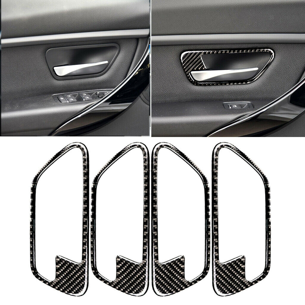 Lots 4 Car Door Handle Cover Trim For BMW 3 Series F30 GT F34 2013-2018 New