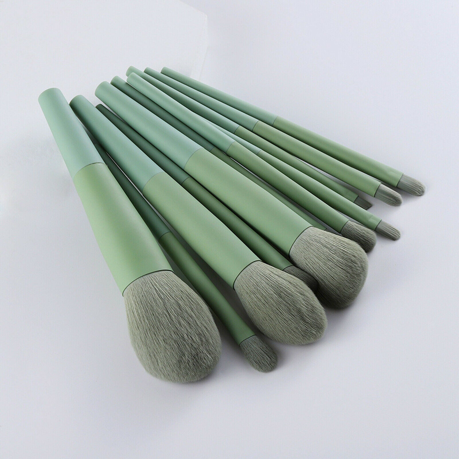11-pack Foundation Eyeshadow Makeup Brushes Set Soft Bristles Plastic Handle