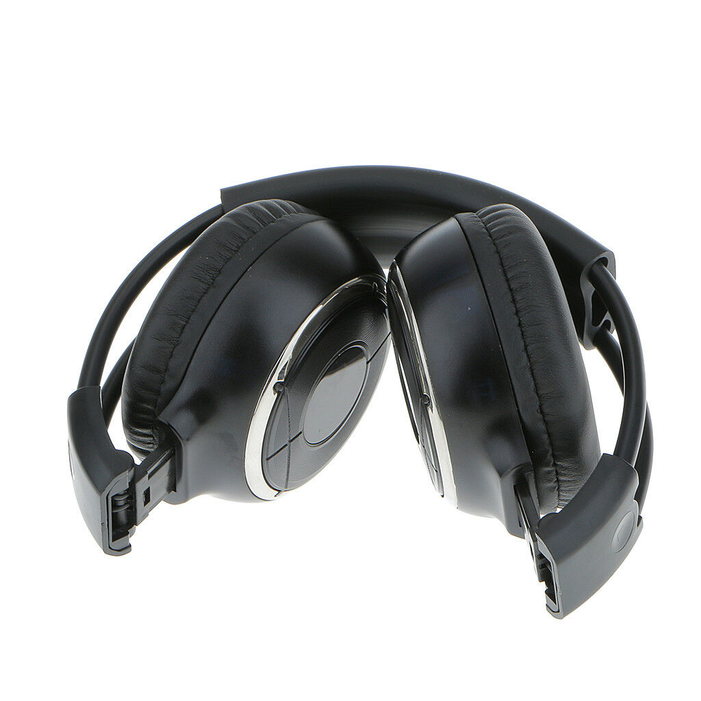 Infrared Stereo Wireless Headphone Headset IR for Car DVD Player Headrest