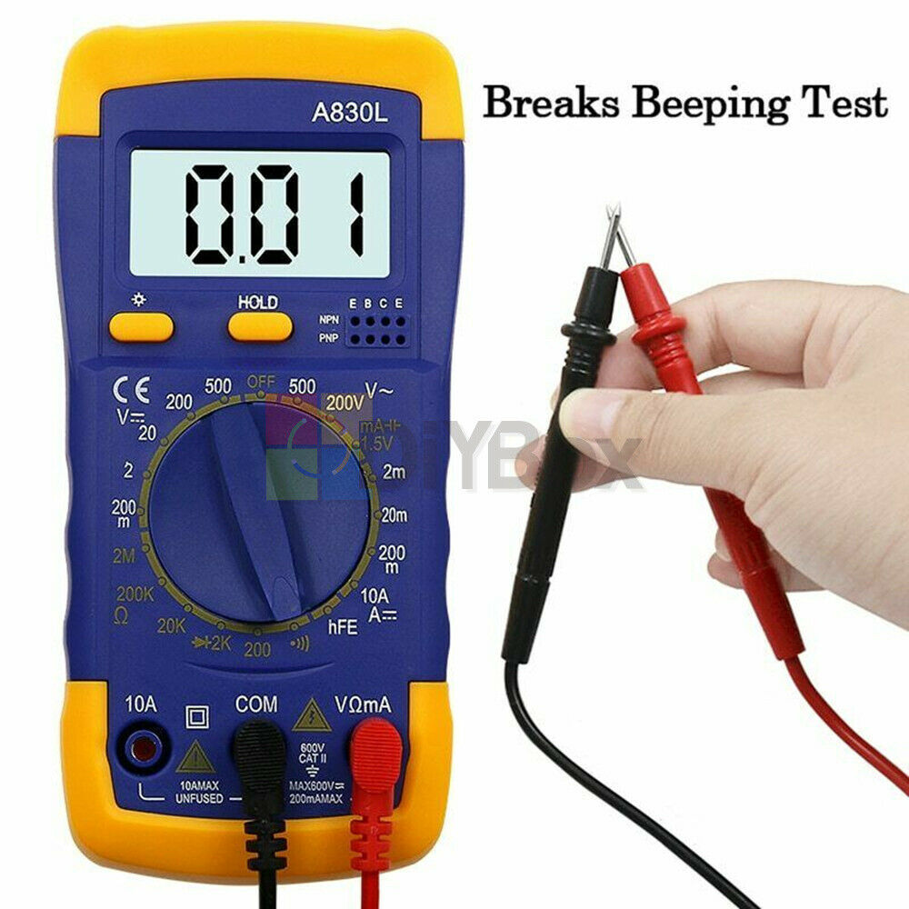 Digital A830L LCD Multimeter DC /AC Voltage Diode Freguency Tester Multitester