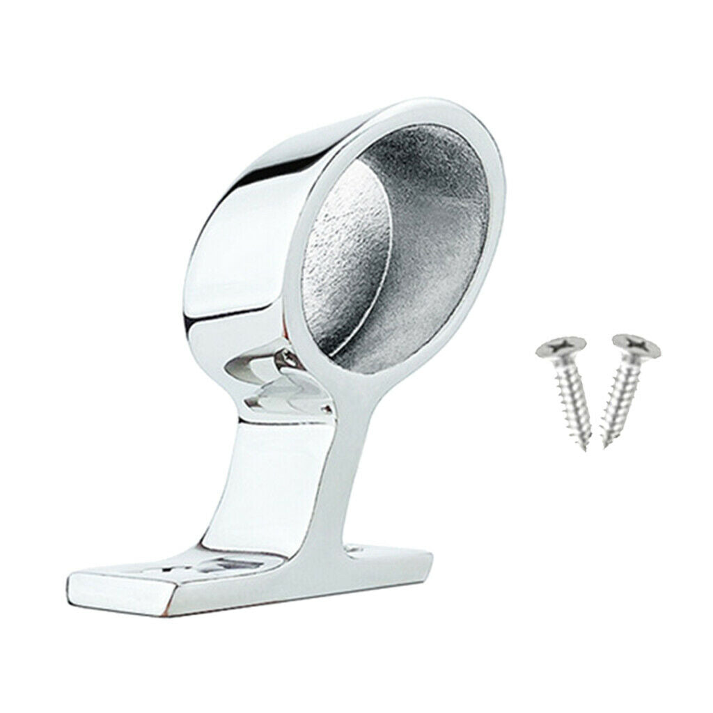 25mm/1" 316 Stainless Steel Marine Hand Rail Fitting Right End Boat Yatcht