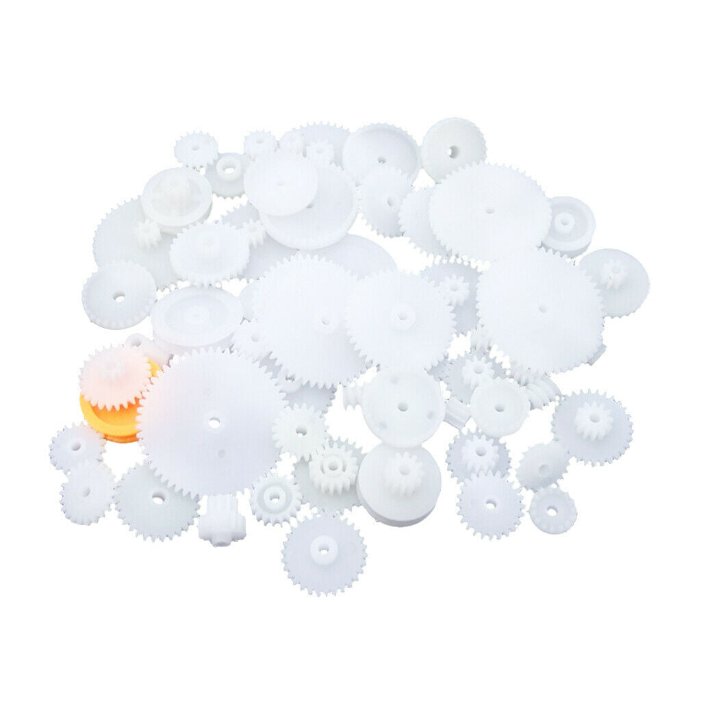 64 Style DIY Plastic Gears Robot Wheel Car Motor Toys Part Accessories Gear