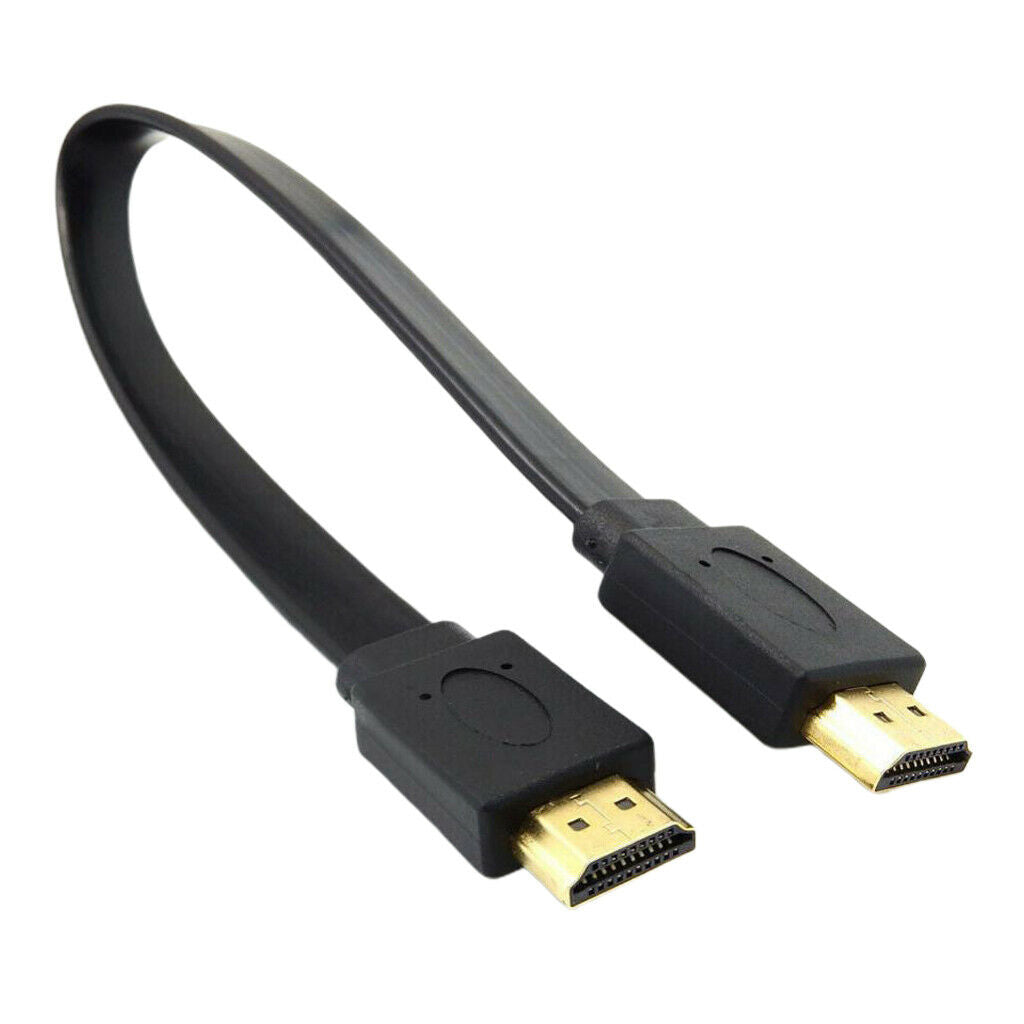 4pcs 0.5m HDMI Male to Male Cable Adapter 1080P for PS4 for XBOX / DVD Black