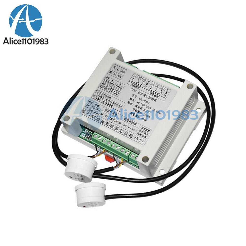 XKC-C352-2P Automatic High and Low Liquid Level Sensor Controller Non-Contact
