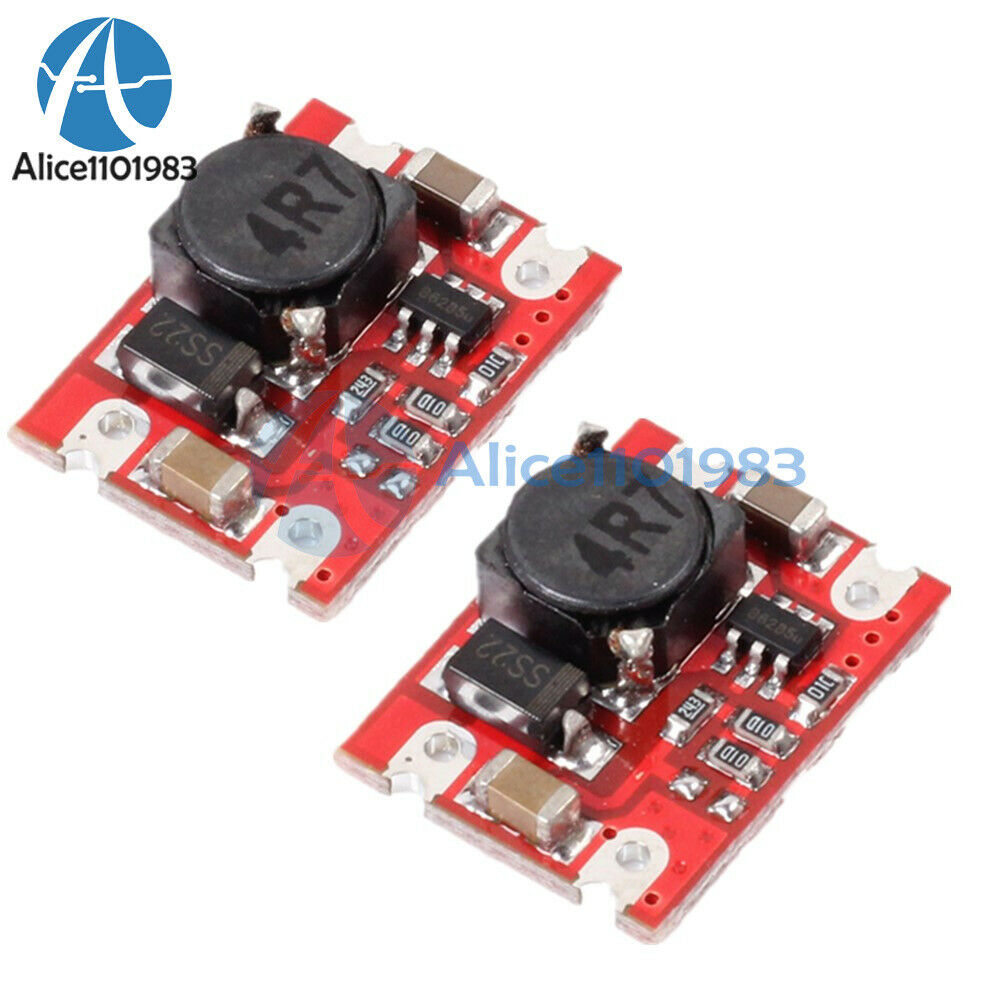 2PCS DC-DC 2V-5V to 5V Boost Power Voltage Converter 2A Fixed Output Module