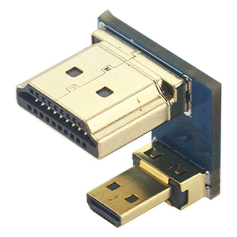 Raspberry Pi 4B Micro HDMI-compatible Adapter High Speed Connector