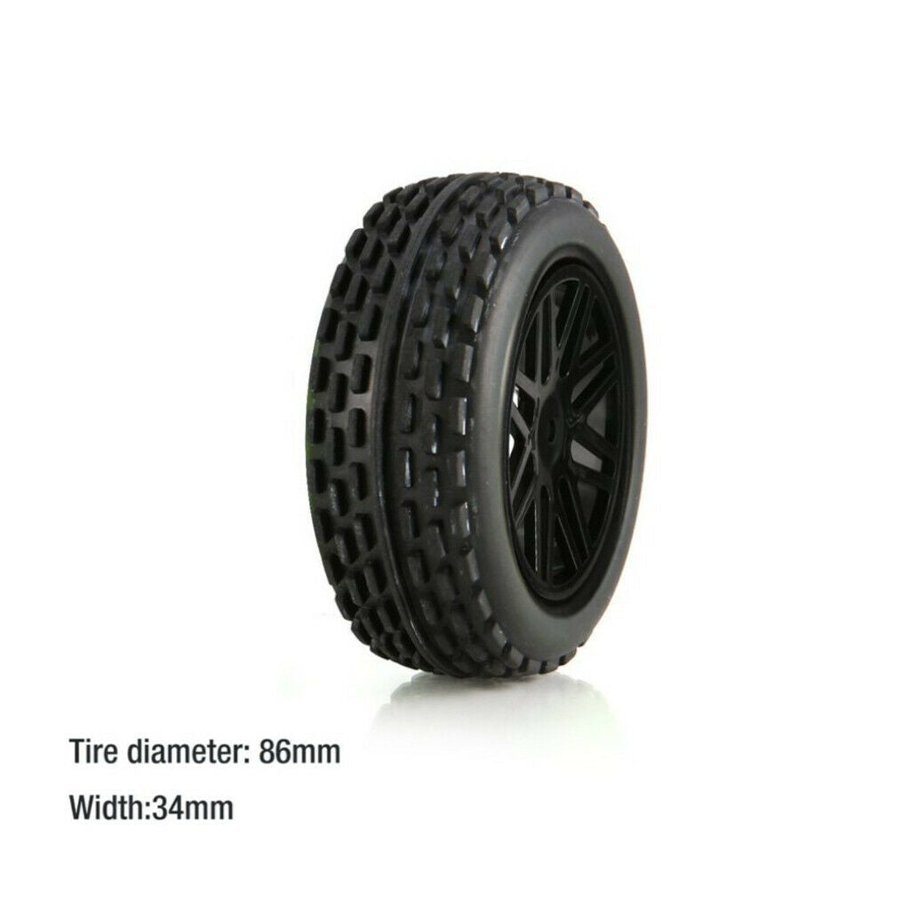 Wheel Rim Tires for WLtoys 1/10 144001 Scale Buggy RC Car Truck Assembly