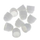 10 Pcs M6 10x13mm White Dome Bolt Nut Protection   Cover for Hexagon Screw