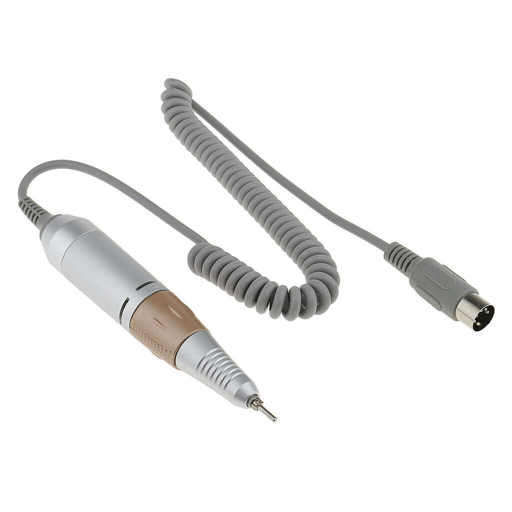 Nail Art Drill Machine Handpiece Low Heat Acrylic Gel Nail Polisher File Handles