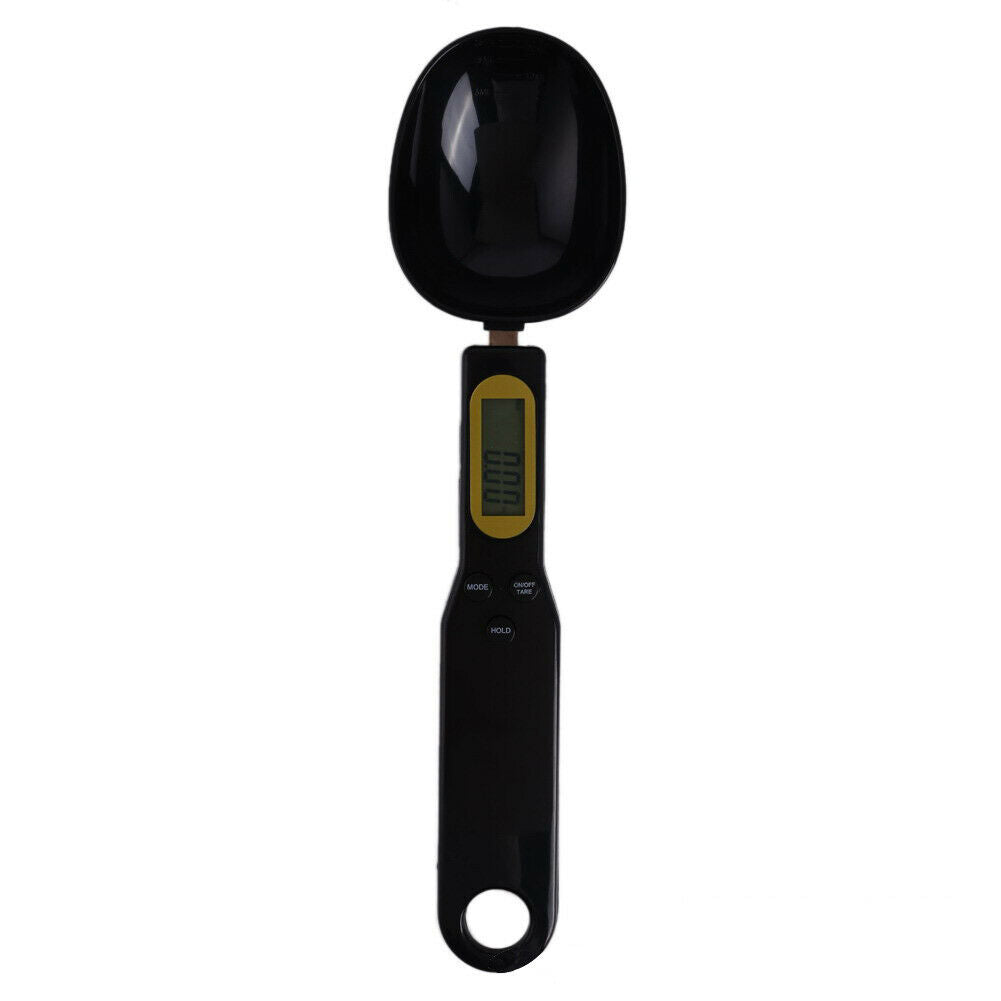 Electronic Food Spoon Scale Black Mini LCD Display Kitchen Precise Scale @