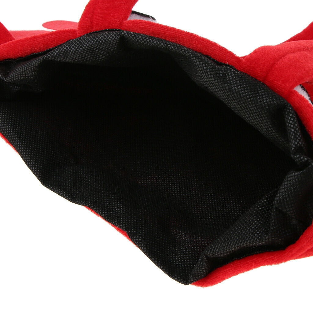 Funny Red Plush Halloween Cartoon  Animal Hat Adults Teens Party Festive