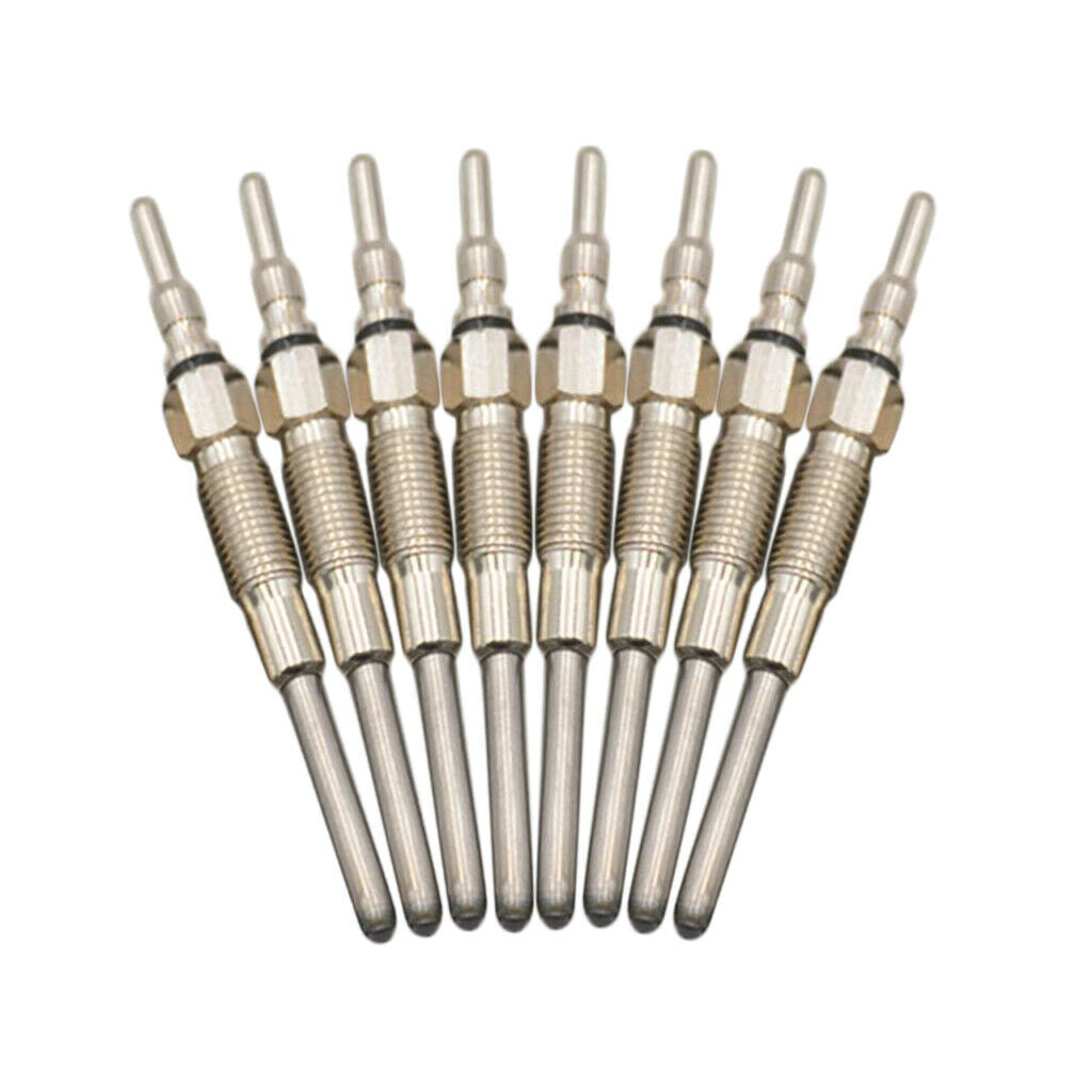 8 Pieces Replacement Glow Plug Kit Set For 1988-1994 Ford F350 F250 7.3L