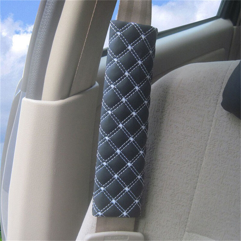 2Pcs Car Safety t Belt Shoulder Pads Cover Cushion Harness Pad Protecto.l8