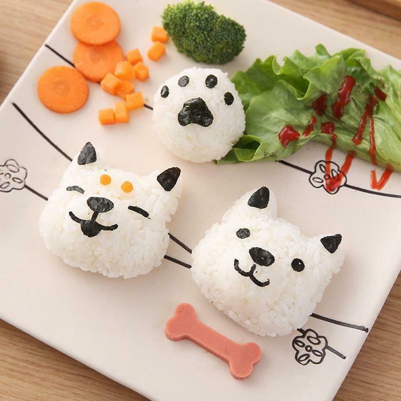 Vegetable Cutter Dog Pattern Shapes for Kids Fruits Meal Bento Decor Durable
