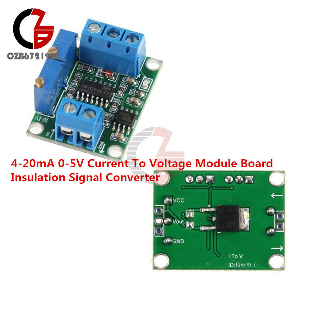 4-20mA 0-5V Current To Voltage Module Board Insulation Signal Converter Kit