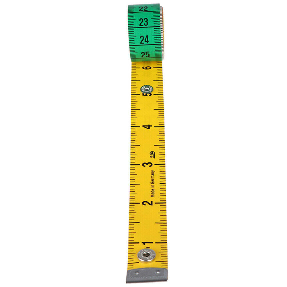 60in Button Tailor Measure Tape Sewing Tools Flat Tape 150CM Body Measuring  SJ