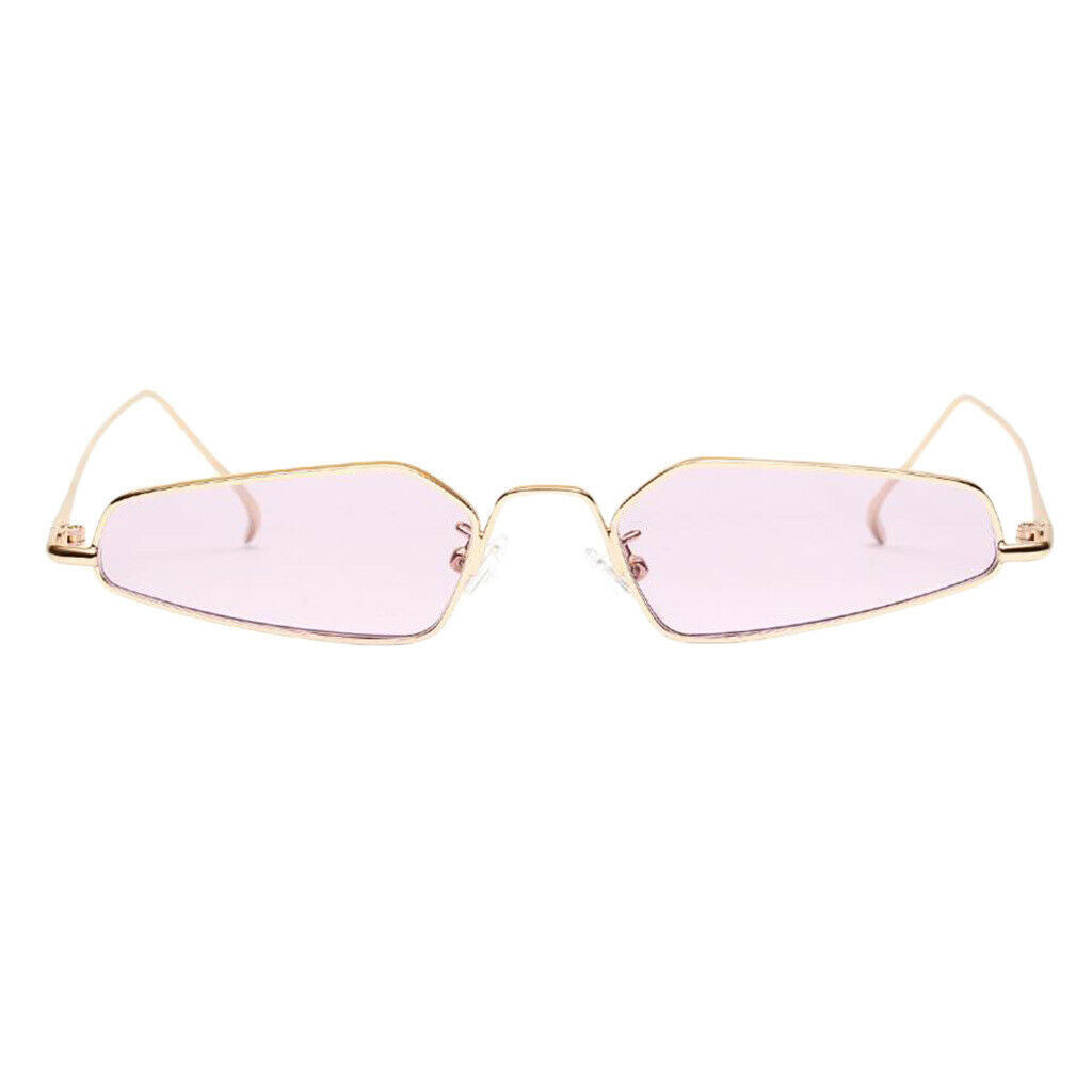 Cat Eye Sunglasses Party Translucent Tinted Lens Eye Glasses Eyewear Purple