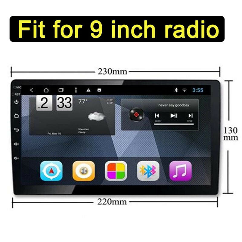 2Din 9 Inch Car Radio Panel Fascia for MAZDA 3 2009-2013 Stereo Panel DashboarT4