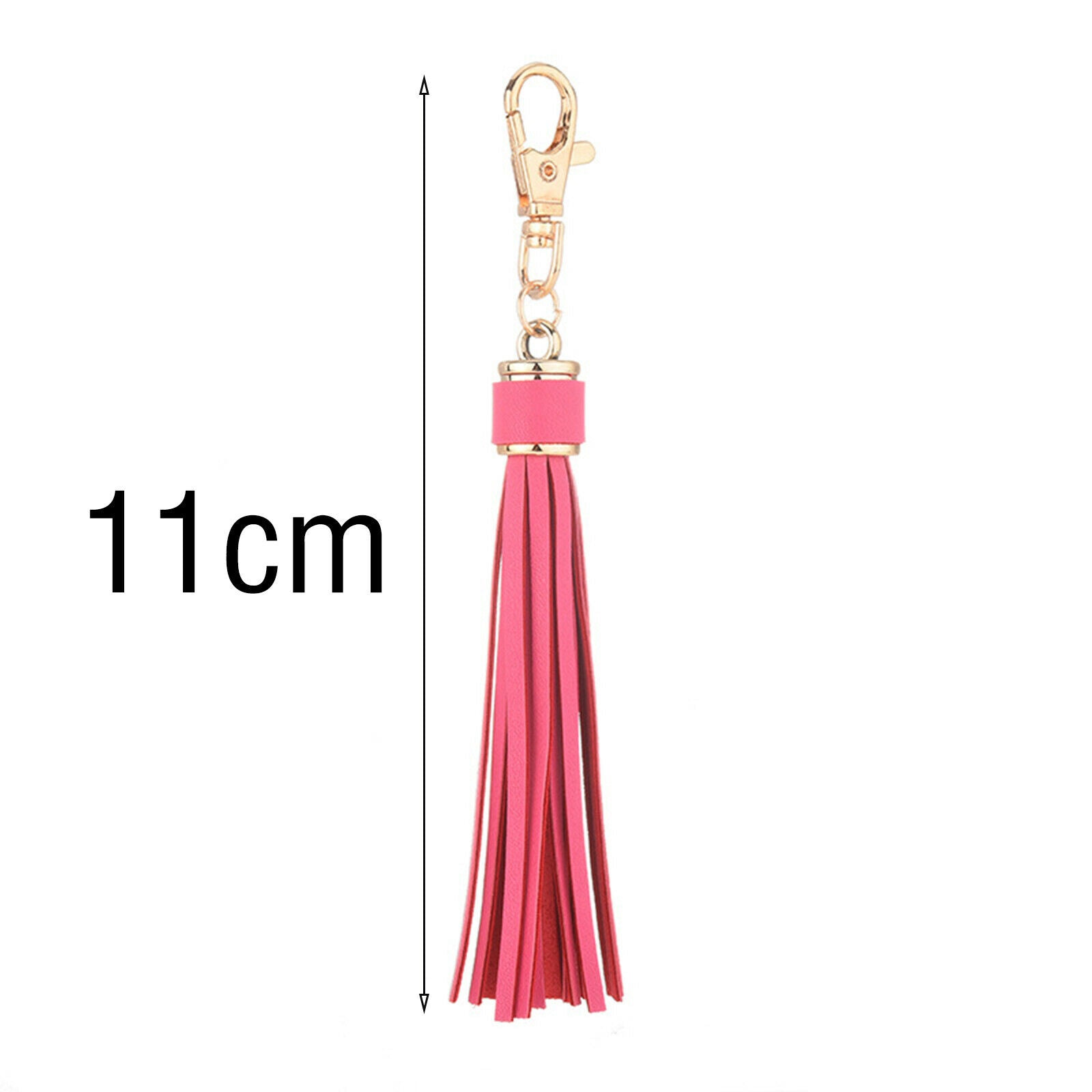 Bag Pendant Key Chain with Tassel Cute PU Leather Handbag for Handbag