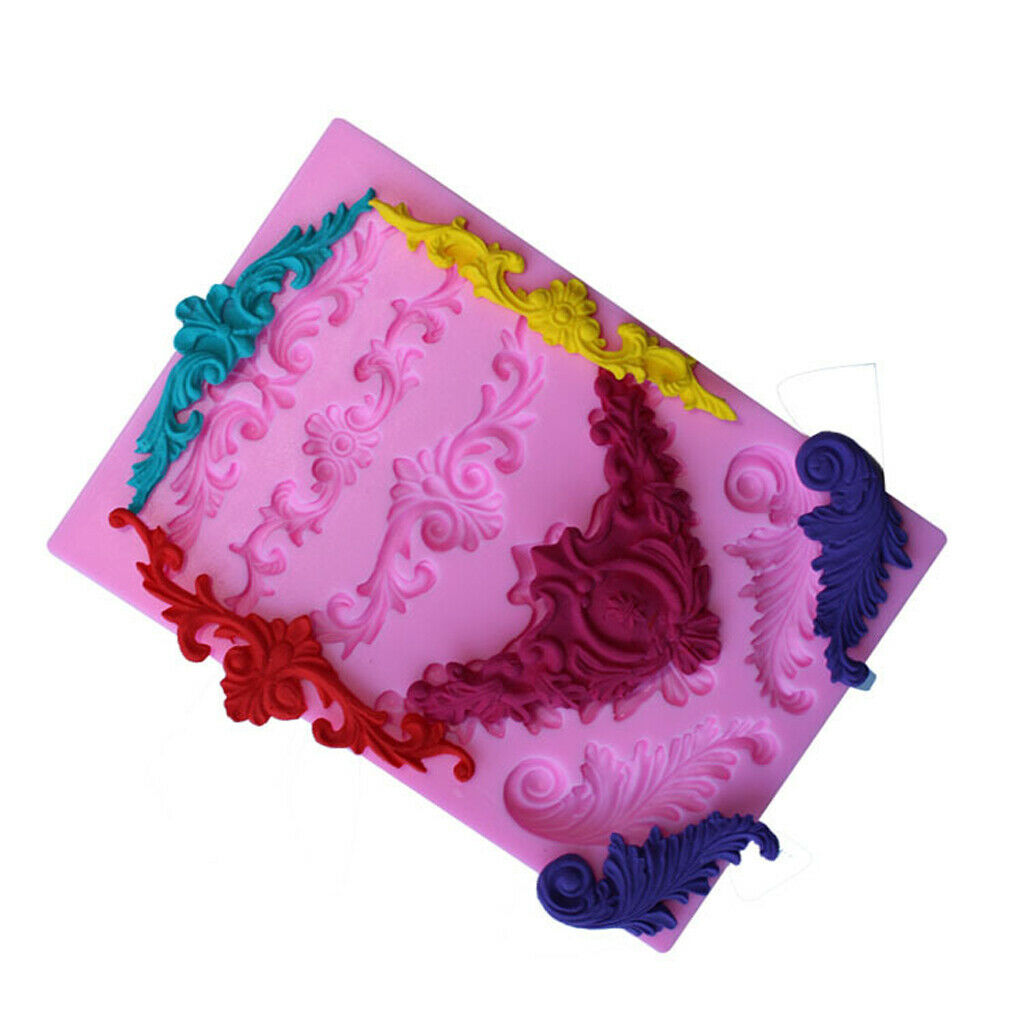 Silicone Fondant Cake Sugarcraft Decorating Mould Tools Shape Decorating