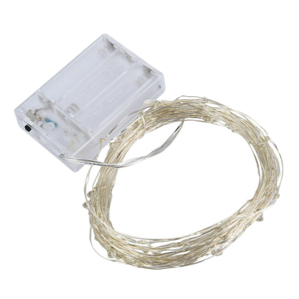 Battery Operated Decorative String Light for Decorations 4 meter_Warm White