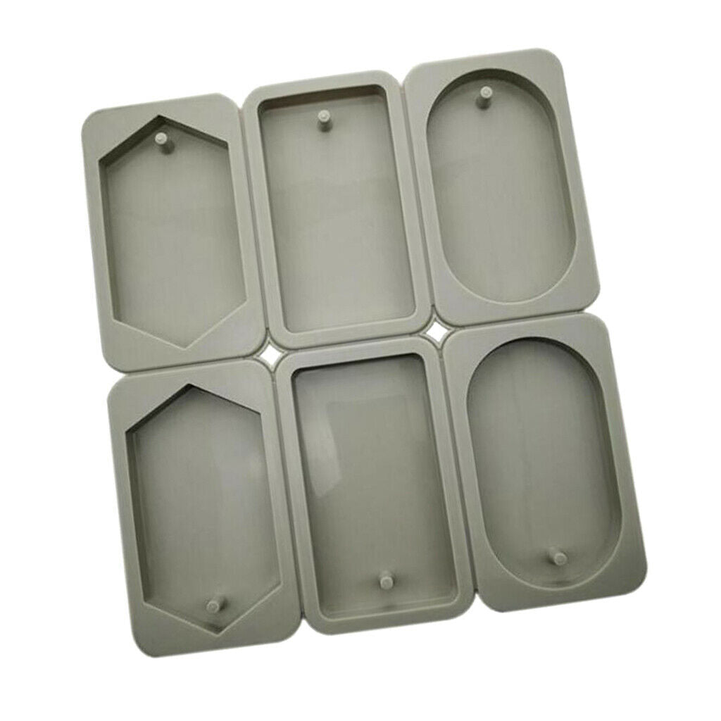Aromatherapy wax tablets gypsum plaster silicone soap mold candle F