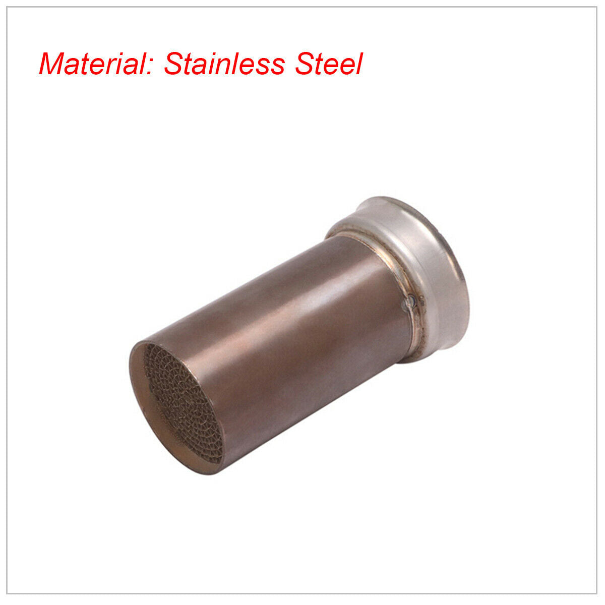 Universal Three-way Catalytic Silencer Detachable Exhaust Pipe For Motorcycle