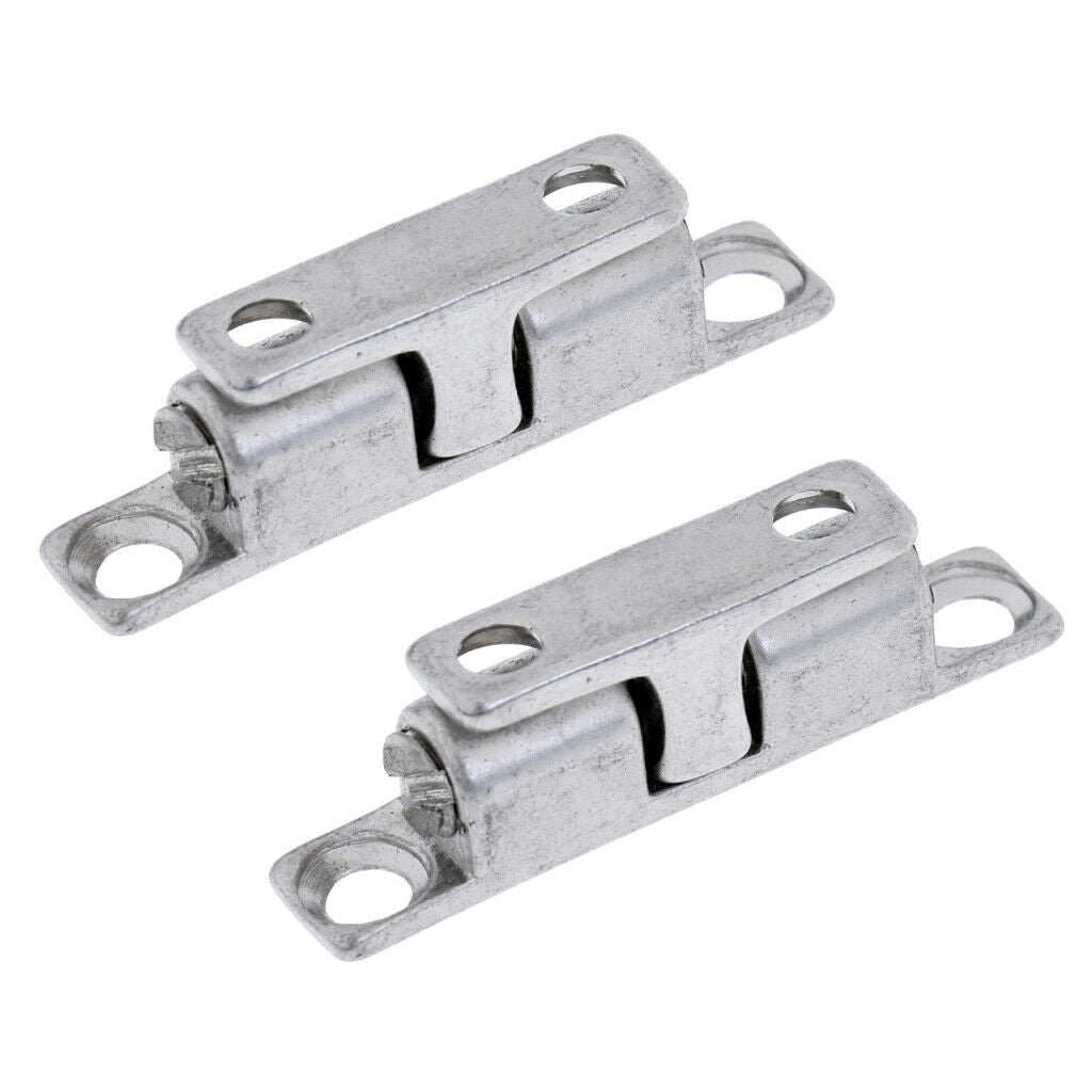 2 Pieces Boat Marine Cabinet Stainless Steel Ball Catch Door Stopper Holder