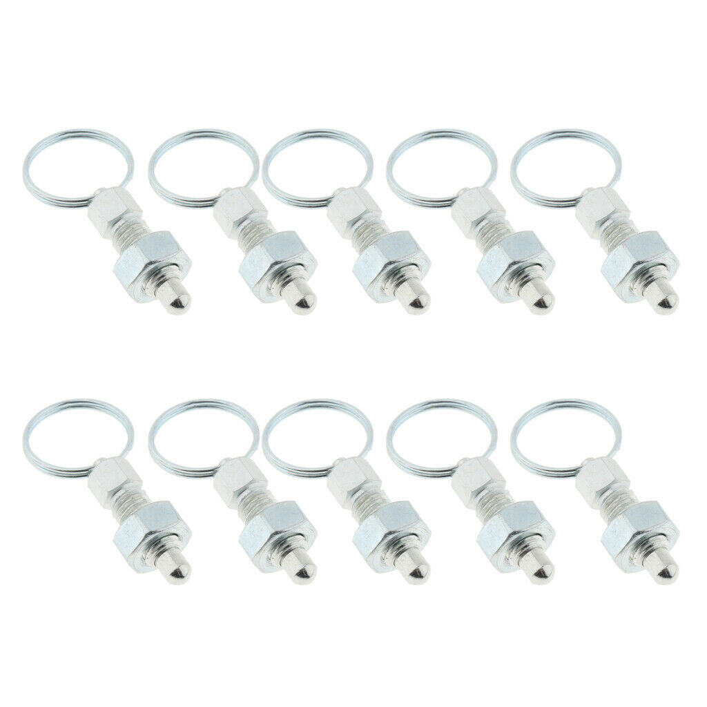 M6 Stainless Steel Indexing Plunger Stretch, Retractable Spring Plunger Ring