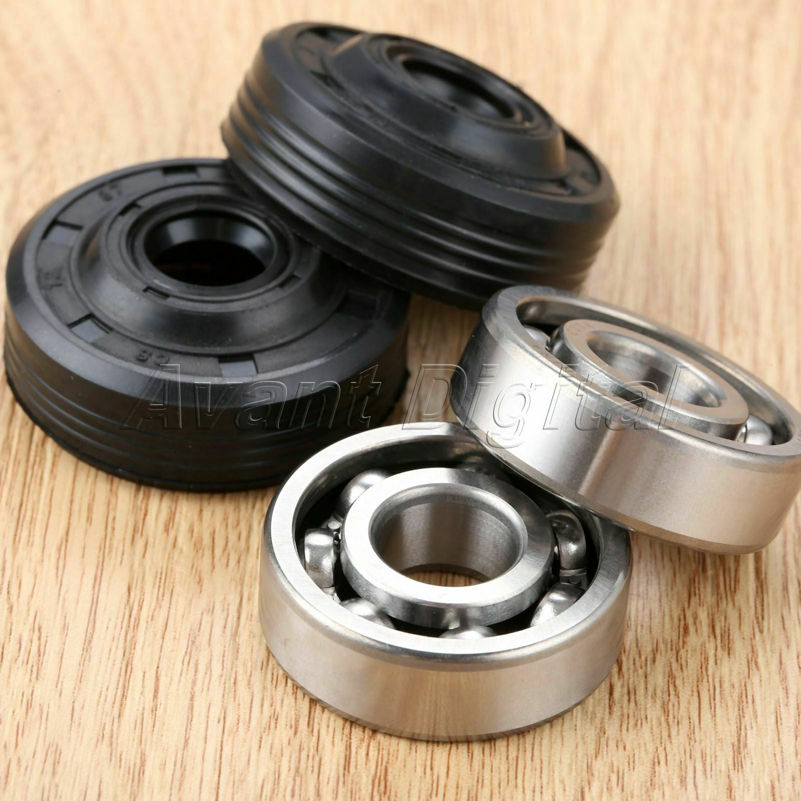 2x Oil Seal Crankshaft Main Bearing For Husqvarna 36 41 136 137 141 142 Parts